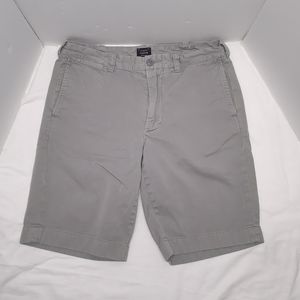 J. Crew Stanton Flat Front Chino Light Grey Short